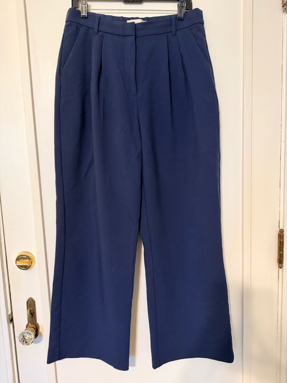 Abercrombie & Fitch Navy Sloane Tailored High-Rise Pants
